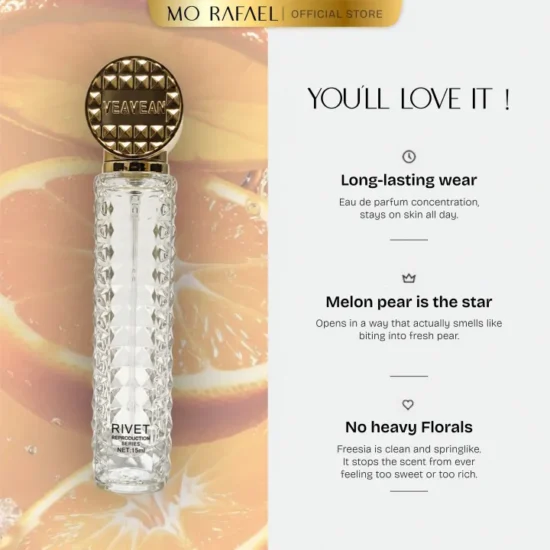 VEAVEAN Studded Edition – Citrus Basil Perfume 15ml