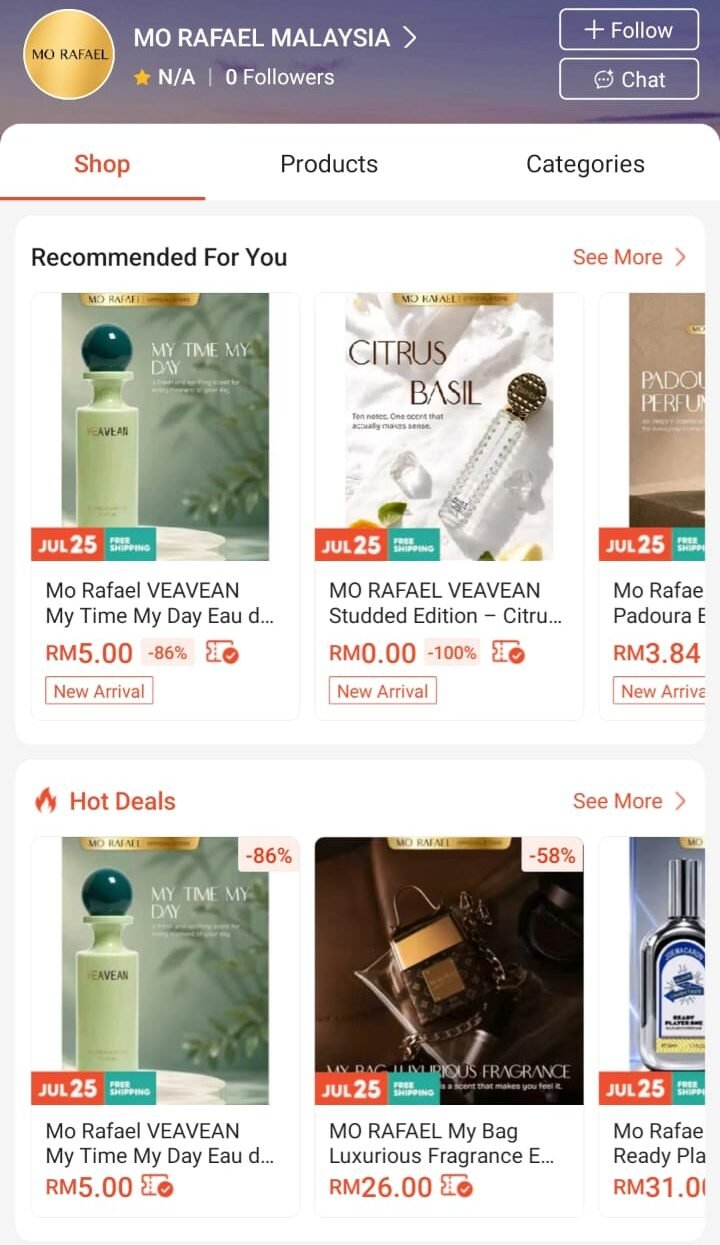 MO RAFAEL SHOPEE ACCOUNT